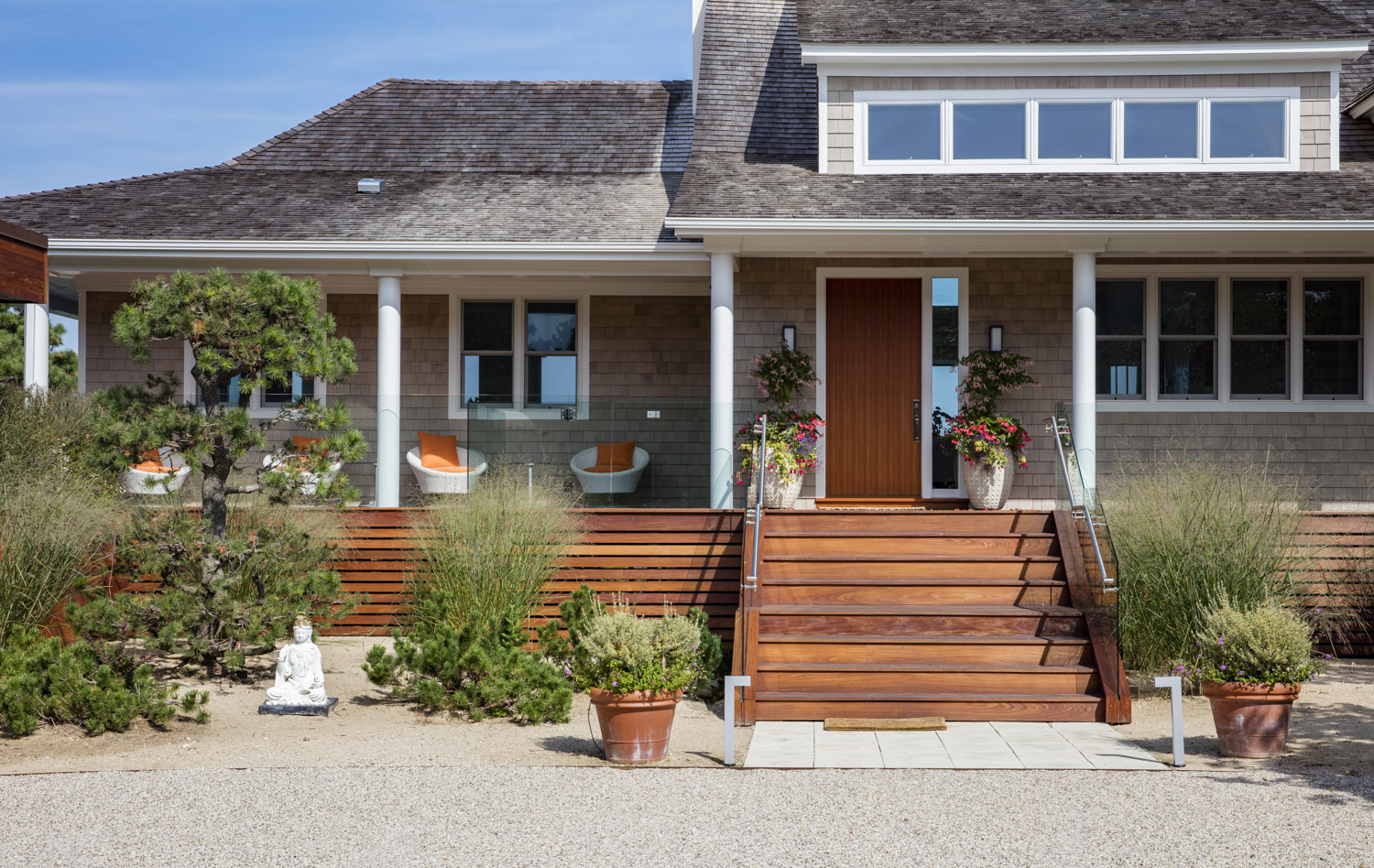 Photo of construction by Ronald Webb Builder.